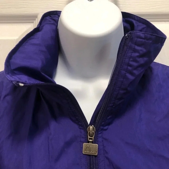 Vintage Head Women’s Windbreaker Zip Up M - Picture 3 of 13